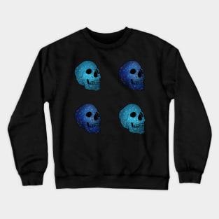 Galaxy Skull Pack - Blue/Turquoise Crewneck Sweatshirt